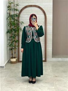 پیراهن جلیقه روشنک کله غازی