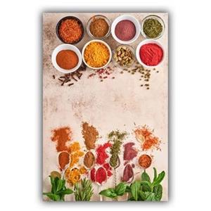 فرشینه | فرش چاپی برند حسن نیا آشپزخانه هازان ترک طرح ادویه کدK123 (پس کرایه)