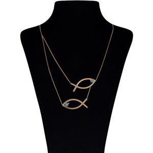 گردنبند طلا 18 عیار زنانه مایا ماهک مدل MM0899 Maya Maahak MM0899 Gold Necklace