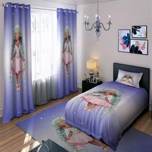 ست کامل ژورنالی رو تختی چاپی دخترانه پرنسس bd75 (پس کرایه)