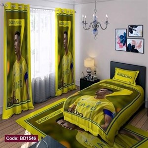 ست کامل ژورنالی روتختی چاپی پسرانه طرح رونالدو کد bd1546 (پس کرایه)