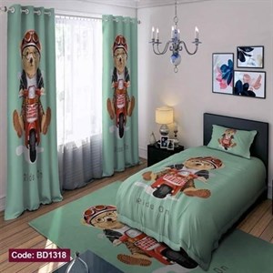 ست کامل ژورنالی روتختی چاپی پسرانه طرح تدی کد bd1318 (پس کرایه)