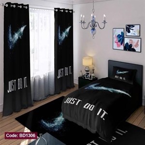 ست کامل ژورنالی روتختی چاپی پسرانه طرح نایک کد bd1306 (پس کرایه)