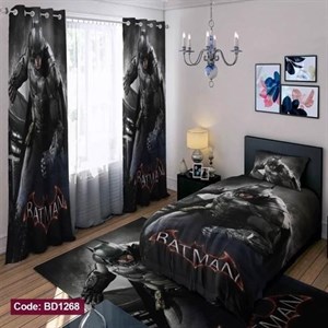 ست کامل ژورنالی رو تختی چاپی پسرانه بتمن bd1268 (پس کرایه)