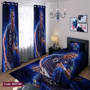 ست کامل ژورنالی رو تختی چاپی پسرانه امباپه bd1147 (پس کرایه)