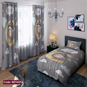 ست کامل ژورنالی روتختی چاپی پسرانه طرح پسر کد bd1437 (پس کرایه)