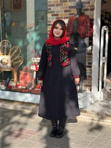 ست آهو گل قرمز درشت