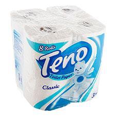 دستمال توالت تنو (Teno) بسته 8 عددی