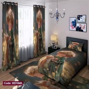 ست کامل ژورنالی روتختی چاپی پسرانه طرح پسر کد bd1648 (پس کرایه)