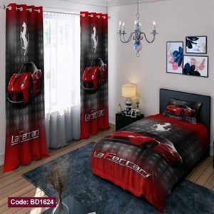 ست کامل ژورنالی روتختی چاپی پسرانه طرح فراری کد bd1624 (پس کرایه)