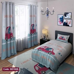 ست کامل ژورنالی روتختی چاپی پسرانه طرح ماشین کد bd1628 (پس کرایه)