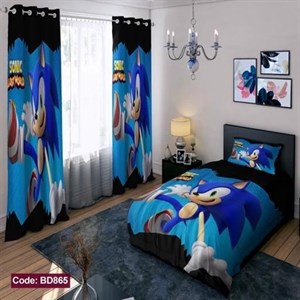 ست کامل ژورنالی روتختی چاپی پسرانه طرح سونیک کد bd865 (پس کرایه)