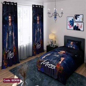 ست کامل ژورنالی روتختی چاپی پسرانه طرح مسی کد bd830 (پس کرایه)