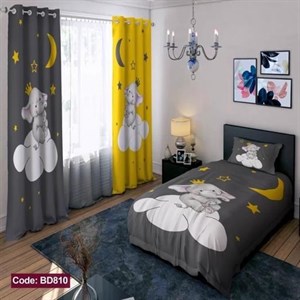 ست کامل ژورنالی روتختی چاپی پسرانه طرح فیل کد bd810 (پس کرایه)