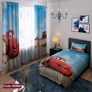 ست کامل ژورنالی روتختی چاپی پسرانه طرح مک کویین کد bd802 (پس کرایه)