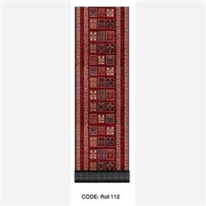 فرشینه رولی راهرویی و کناره طرح  پشتی کد Roll 112(پس کرایه)