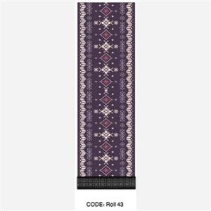 فرشینه رولی راهرویی و کناره جنس مخمل شنل هازان کد Roll 43(پس کرایه)