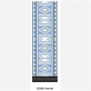 فرشینه رولی راهرویی و کناره طرح مصری کد Roll 64(پس کرایه)