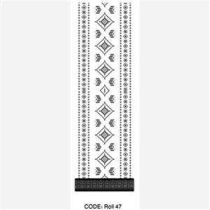 فرشینه رولی راهرویی و کناره طرح پیکسل کد Roll 47(پس کرایه)