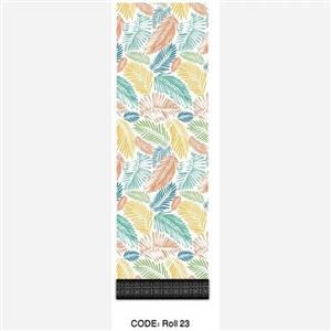 فرشینه رولی راهرویی و کناره برگ رنگین کمان کد Roll 23(پس کرایه)