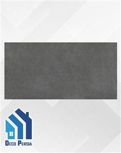 کاشی خاک‌سفید فخار 60x120 طرح کارپی طوسی تیره ساده مات