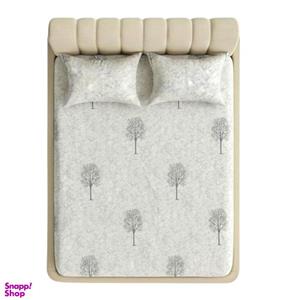ملحفه کشدار دونفره 3 تکه طرح بیشه کد 160 سایز 200×160 سانتی‌متر