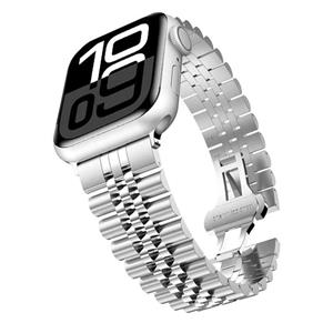بند ساعت هوشمند گوف مدل 5Bead Rolex مناسب برای اپل واچ سری 1 تا 9 سایز 38/40/41