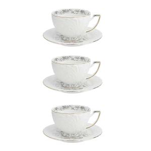 سرویس چای خوری 6 پارچه 3 نفره شاهین مدل SHN_1  