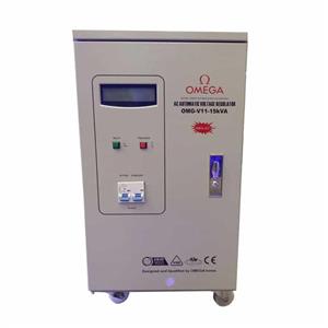 استابلایزر امگا تکفاز سرووموتوری ایستاده مدل (OMG-V11-15Kva)