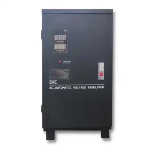 استابلایزر آلجا تکفاز 15KVA سرووموتوری ایستاده مدل (SVC15000)