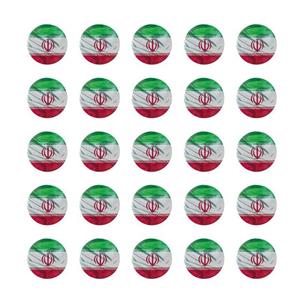پیکسل طرح پرچم ایران بسته 25 عددی