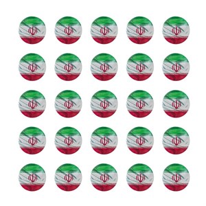 پیکسل طرح پرچم ایران بسته 25 عددی