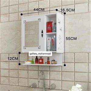 آینه باکس شلف دیواری سایز بزرگ حمام توالت
