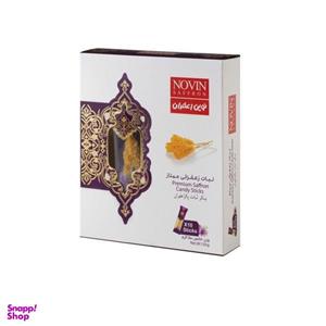 نبات سفید نوین زعفران بسته ۱۰ عددی