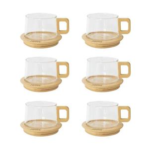 سرویس چای خوری 12 پارچه 6 نفره شاهین مدل SHN-122