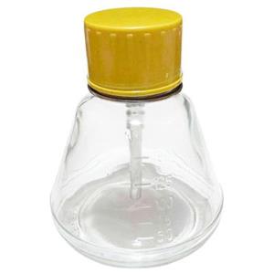 بطری تینر شیشه ای فشاری مدرج 180 میلی لیتر مدل TE-18