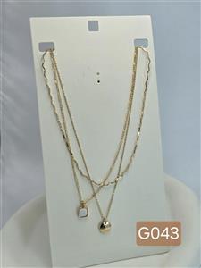 گردنبند سه عددی کد G043