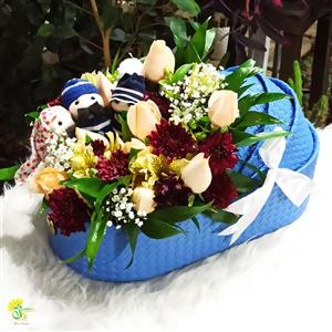 گهواره گل نوزاد کد 4