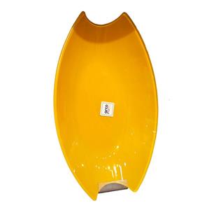 سرویس غذاخوری دیس کج‌کولی نارنجی دِم‌دستی تکی آنتی شوک