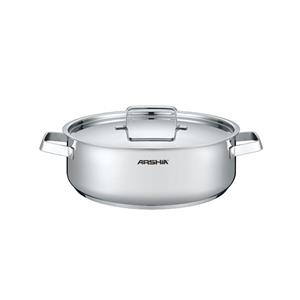 ماهیتابه استیل دودسته عرشیا سایز 28 مدلSS768 -3670