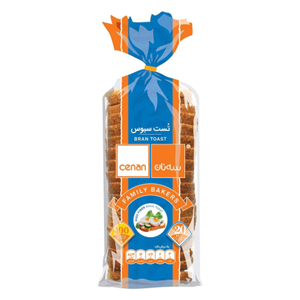 نان تست سبوس با خمیر ترش  سه نان