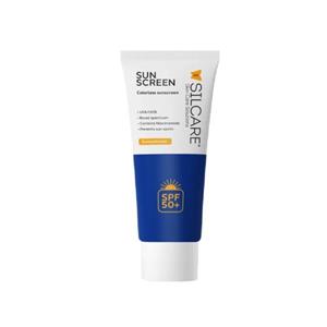 کرم ضدآفتاب  SPF 50 بی رنگ سیلکر