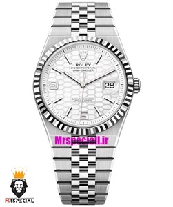 ساعت رولکس Land-Dweller مردانه سیلور صفحه تیفانی Rolex-8812-G