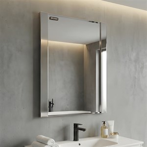 آینه سرویس‌ بهداشتی دلفین مدل 10203-1 سایز 50x60 سانتی متر