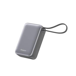 پاوربانک 30000 میلی آمپر ساعت انرجایزر مدل Energizer XP30001PD با توان 65 وات با کابل متصل