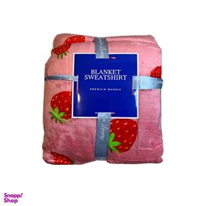 پتو مسافرتی مدل پانچو Strawberry سایز 120×170 سانتی متر