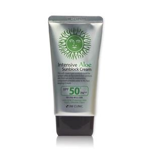 کرم ضدآفتاب آلوئه‌ورا 3W Clinic – SPF50 تسکین‌دهنده و آبرسان پوست | 70 میلی‌لیتر