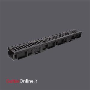 گاتر عرض 13 عمق 8 با درپوش چدن شیاری