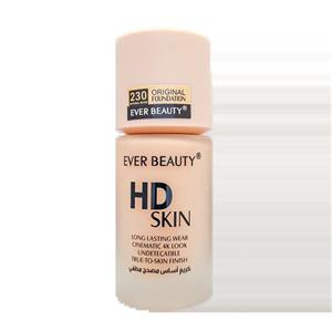 کرم پودر اچ‌دی اسکین اور بیوتی (Ever Beauty) مدل HD SKIN (مات و ضد آب  SPF45)