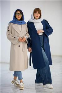 مانتو بزایاق بلند کاملیا